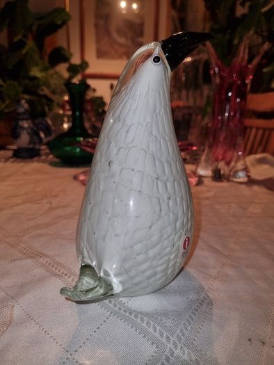 Iittala Finland Glass Penguin