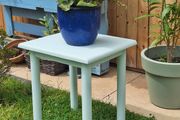 Wood Flower Stool