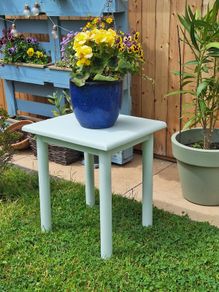 Wood Flower Stool