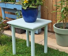 Wood Flower Stool