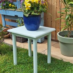 Wood Flower Stool