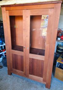 Display Cabinet with glass shelving