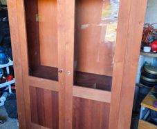 Display Cabinet with glass shelving