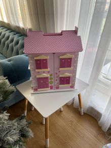 wooden dolls house