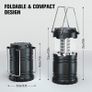 LED Camping Lantern, Collapsible Portable LED Lanterns, Battery Powered Emergency Light, Lightweight Waterproof, for Camping, Hiking (FREE SHIPPING) Image 3