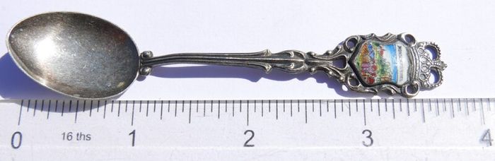 Vintage 800 Silver Souvenir Spoon 7,8g