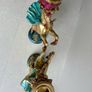 Pair of Ornate Gold Horse Candlesticks Image 2
