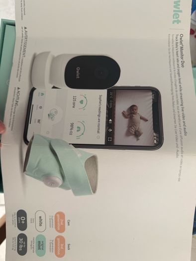 Owlet sock 3 and monitor duo
