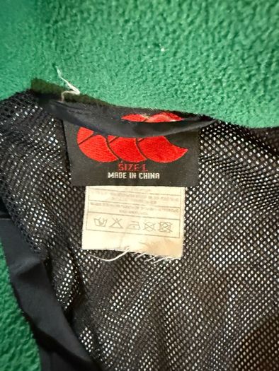 Irish rugby vintage Canterbury rain coat