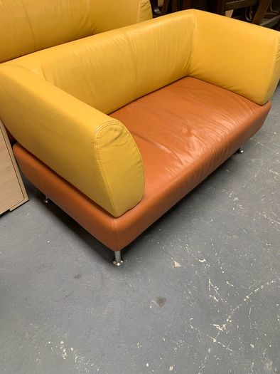Leather Couches x 2
