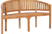 Banana Bench 151 cm Solid Teak Wood