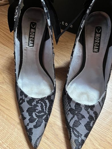 Morgan Lace Heels