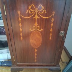 Pair of Mahogany Lockers