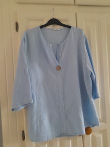 Blue Cotton Top New