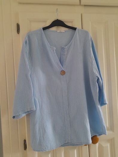 Blue Cotton Top New