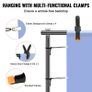 Heavy Duty Photography Backdrop Stand Adjustable Background Support System Image 4