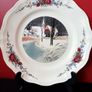 Set Of 6 Obernai Faienceries Sarreguemines France Dinner  Plates Henri Loux Design Image 2
