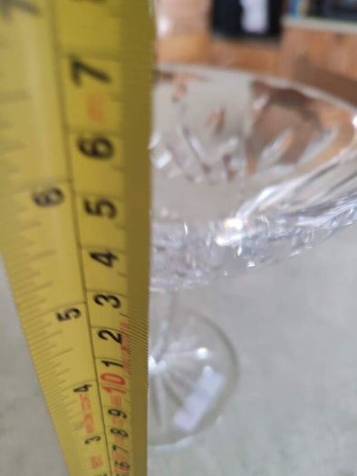 Vintage Galway Irish Crystal Fluted Footed Fruit Bowl