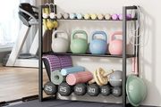 3 Tier Dumbbell Rack, Weight Rack for Home Gym, 360 lb Capacity