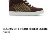 Clarks hi top trainer 13 G UK / 32 EURO NEW
