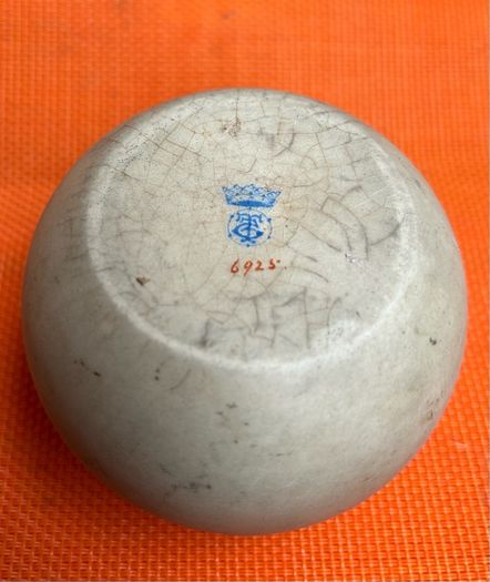 Antique Ceramic Match Holder