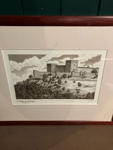 Framed prints of castles