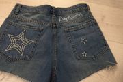 Ladies Denim Coachella Shorts Size 8