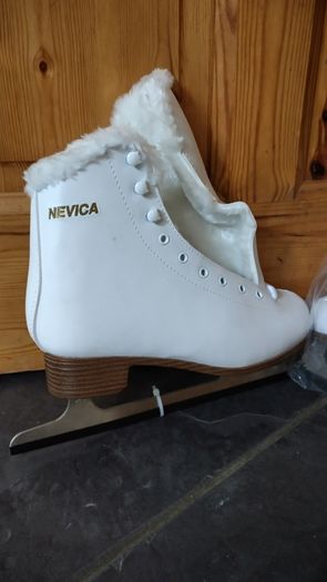 White ice skates