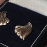Vintage 925 Sterling Silver Shell Earrings Image 3
