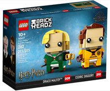 Lego Harry Potter Draco Malfoy & Cedric Diggory Brickheadz 40617