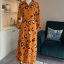 Brand-new Ladies Orange Long-sleeved Shirt Dress from Pieces Image 4