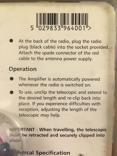 Electronic Radio Antenna