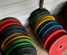 150kg olympic bumper weight plates sets