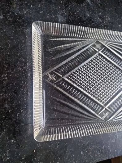 vintage glass tray