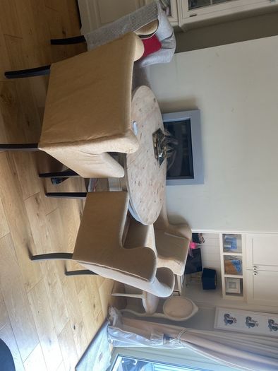 dining table and chairs