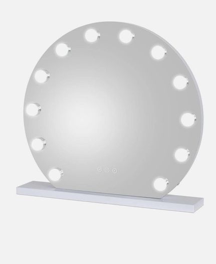 Mirror with LED light
