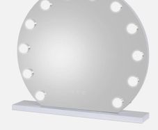 Mirror with LED light