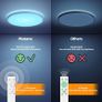 LED Ceiling Light RGB Dimmable with Remote Control, 12 Inch 24W Flush Ceiling Light Panel with Backlight, 3000K-6500K 2400LM for Living Room, Bedroom, Kitchen, Hall Indoor Round (FREE POSTAGE) Image 6