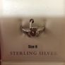 Ladies sliver claddagh ring size 8 Image 4