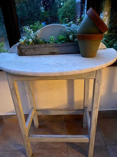 marble topped Table