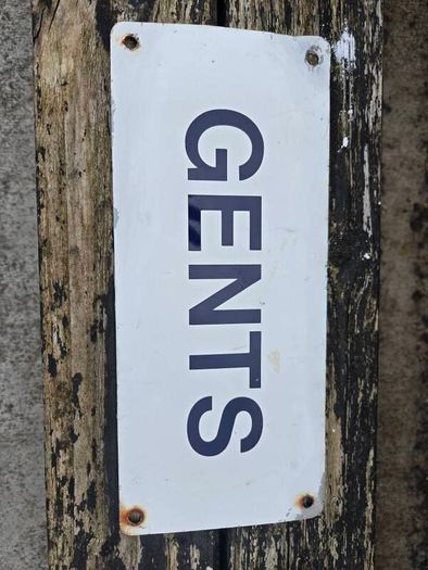 vintage ladies/gents signs