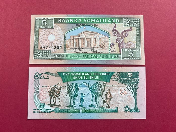 Somaliland  5 Shilin  1994  Pick 1a   ( Uncirculated )