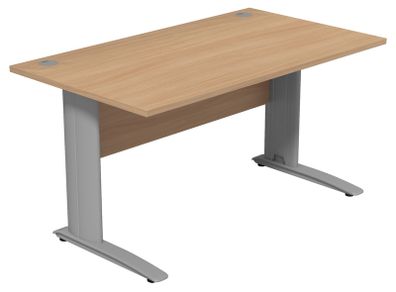 Komo Straight Desk 1400 x 800 mm - Beech