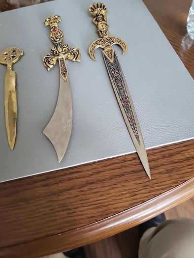 Vintage brass letter opener