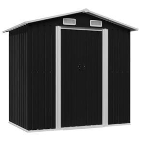 Garden Storage Shed Anthracite Steel