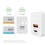 Superfast 2 Port Wall Charger 30W USB-A USB C Image 5