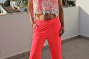 Neon pink sports joggers S,M,L