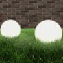 LED Bowl Lamps 4 pcs Spherical 40 cm PMMA Image 2