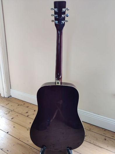 Encore W-265LH Left-Handed Acoustic Guitar Package - Case, Stand, Tuner & Strap
