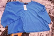 BNWT - Size XL - A Lovely Blue Ladies Tee - Read Carefully